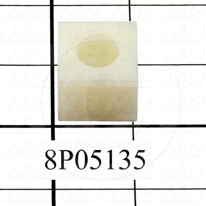 Fabricated Parts, Cylinder Safety Cap, 1.00 in. Length, 0.78 in. Width, 1.00 in. Height