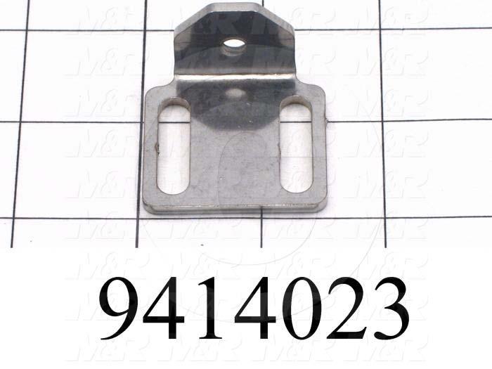 Fabricated Parts, Dial Indicator Holder 1.5" Rl, 1.27 in. Length, 1.50 in. Width, 0.72 in. Height, 12 GA Thickness