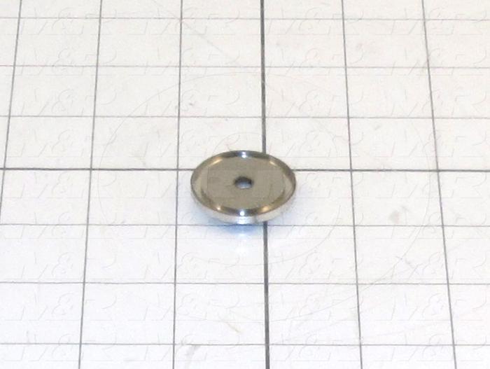 Fabricated Parts, Door Switch Stop, 1.20 in. Diameter, 0.18 in. Thickness