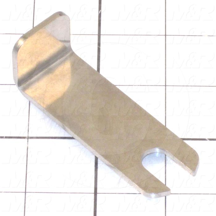 Fabricated Parts, Double Side Key, 4.00 in. Length, 1.05 in. Width, 12 GA Thickness