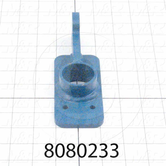 Fabricated Parts, Down Plate Weldment, 6.69 in. Length, 2.25 in. Width, 1.63 in. Height