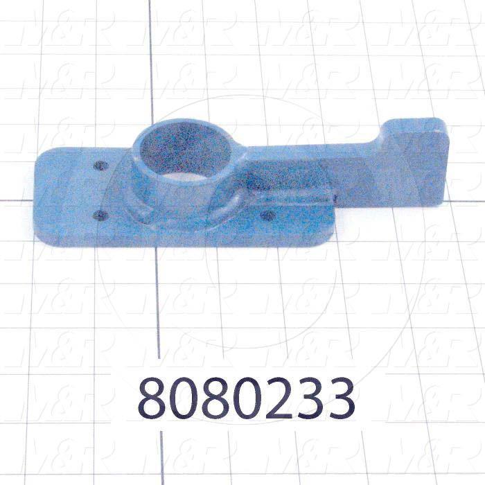 Fabricated Parts, Down Plate Weldment, 6.69 in. Length, 2.25 in. Width, 1.63 in. Height