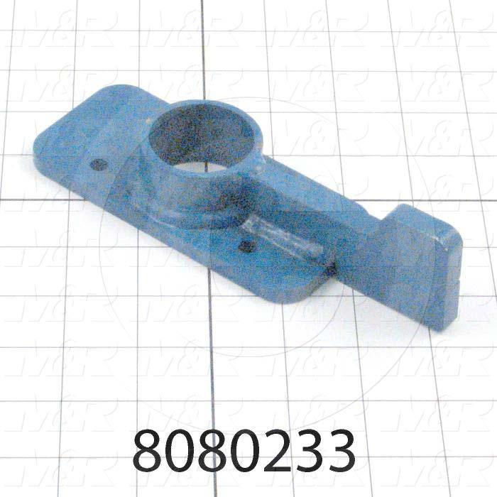 Fabricated Parts, Down Plate Weldment, 6.69 in. Length, 2.25 in. Width, 1.63 in. Height