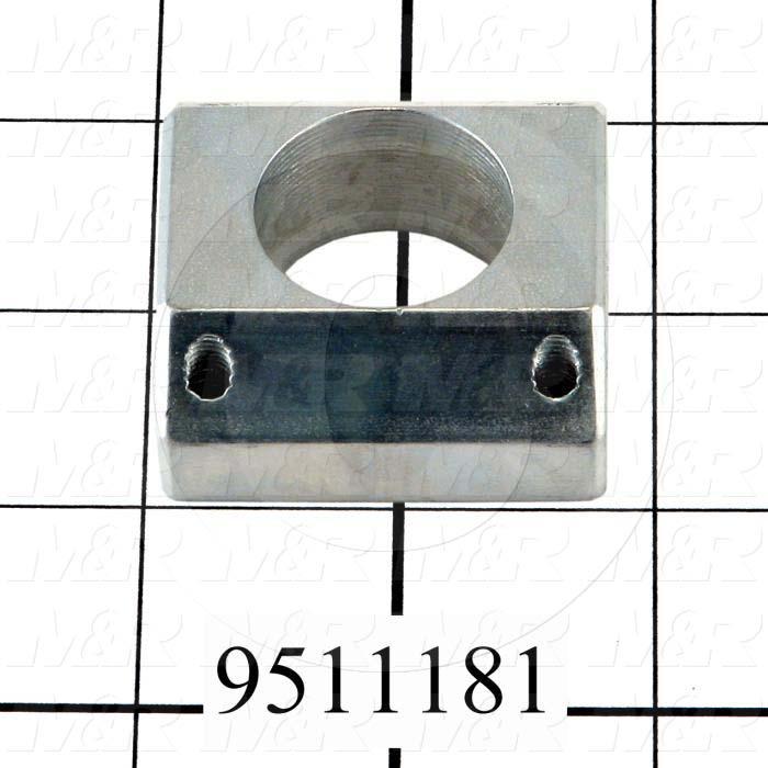 Fabricated Parts, Dripless Cylinder Base, 1.75 in. Length, 1.75 in. Width, 0.75 in. Height