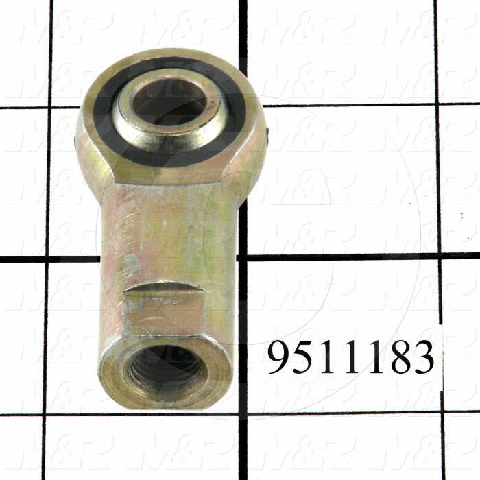 Fabricated Parts, Dripless Cylinder Rod End, 1.75 in. Length, 1.00 in. Width, 0.50 in. Height