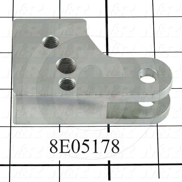 Fabricated Parts, Dripless Square Cylinder Mounting Bracket, 3.25 in. Length, 2.13 in. Width, 1.00 in. Height