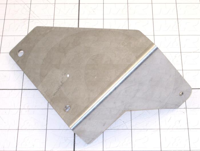 Fabricated Parts, Drive Magnet Holder, 8.28 in. Length, 4.02 in. Width, 5.47 in. Height, 14 GA Thickness, As Material Finish