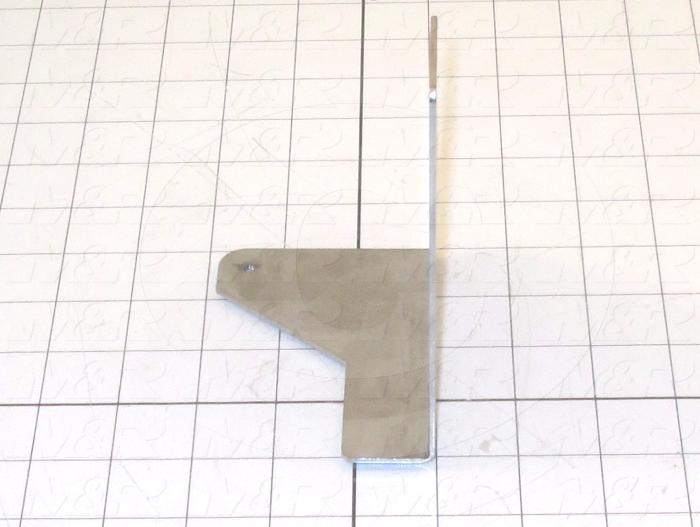 Fabricated Parts, Drive Magnet Holder, 8.28 in. Length, 4.02 in. Width, 5.47 in. Height, 14 GA Thickness, As Material Finish