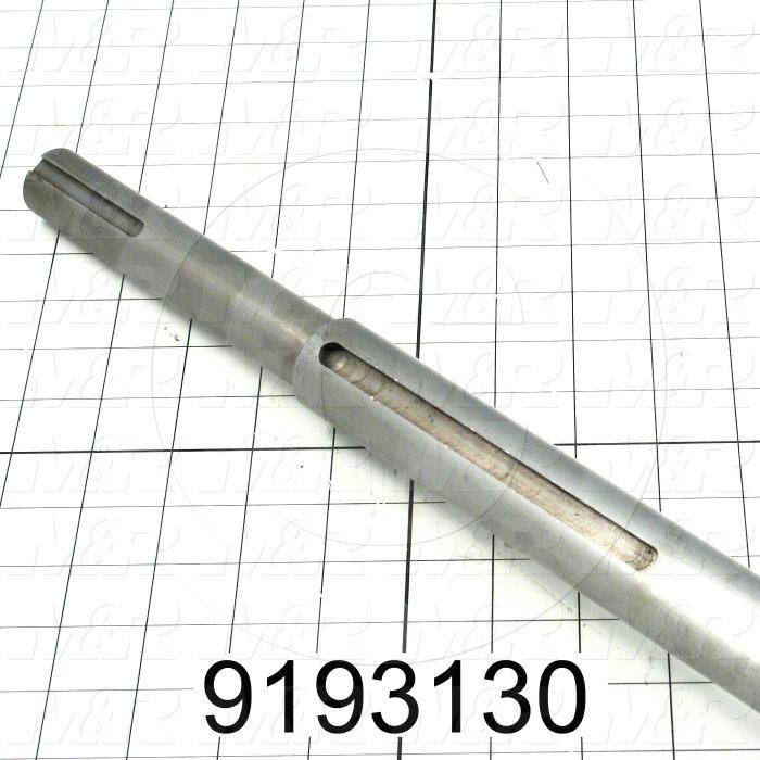 Fabricated Parts, Drive Roller Shaft, 64.00 in. Length, 1.25 in. Diameter