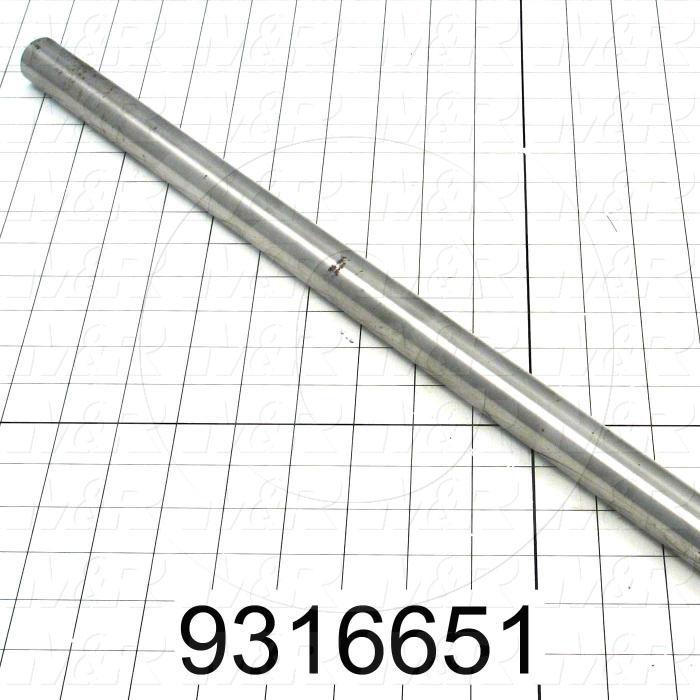 Fabricated Parts, Drive Shaft, 72.63 in. Length, 1.25 in. Diameter