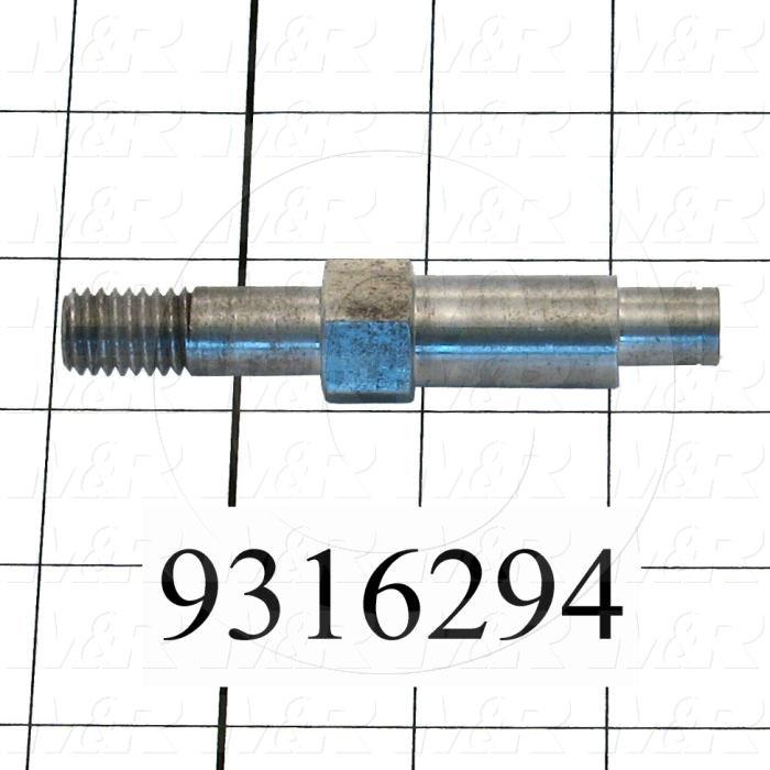 Fabricated Parts, Eccentric Bearing Stud, 3.63 in. Length, 0.75 in. Diameter