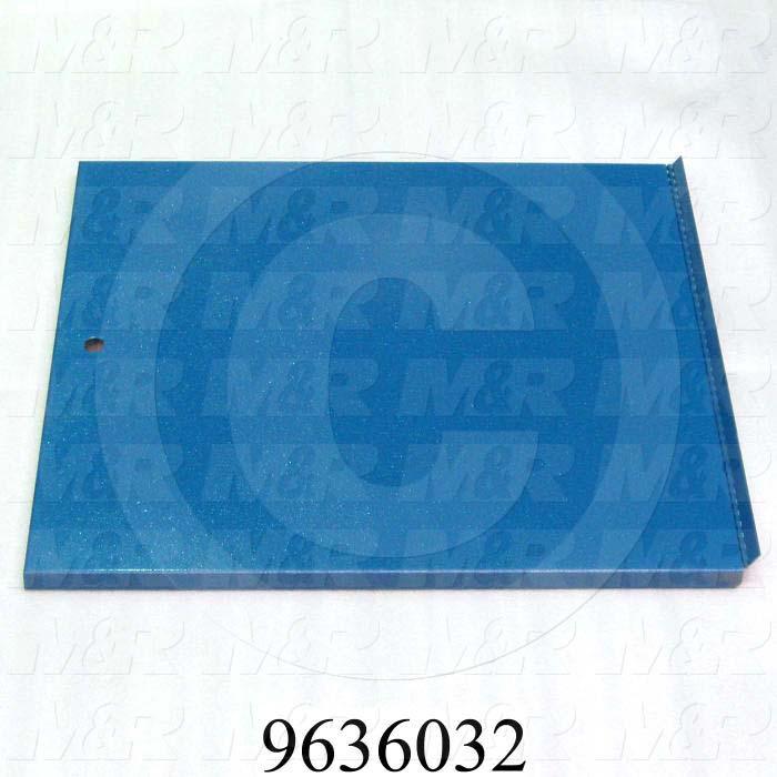 Fabricated Parts, Electric Box Door Weldment, 22.77 in. Length, 21.88 in. Width, 0.75 in. Height, Left Side