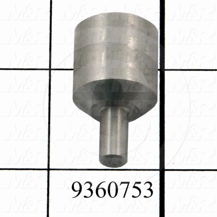 Fabricated Parts, Encoder Mounting Bracket, 1.31 in. Length, 0.75 in. Diameter