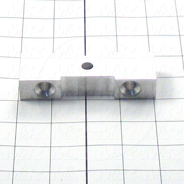 Fabricated Parts, End Block, 4.00 in. Length, 1.28 in. Width, 0.75 in. Thickness, Do Not Anodize