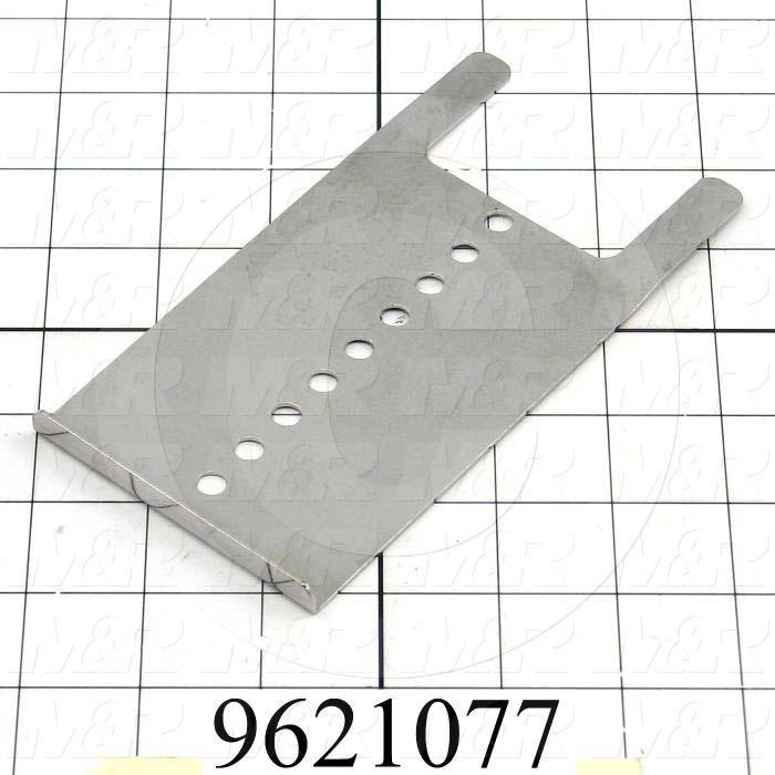 Fabricated Parts, Exhaust Adjustment Plate, 6.25 in. Length, 3.19 in. Width, 0.38 in. Height