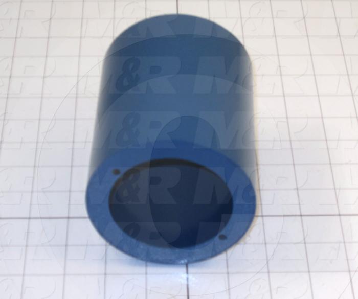 Fabricated Parts, Exhaust Duct 5" LG, 5.00 in. Length, 2.00 in. Diameter, Safety Yellow Finish