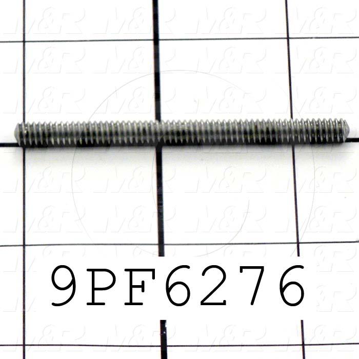 Fabricated Parts, Extension Rod, 2.50 in. Length, 10-24 Thread Size