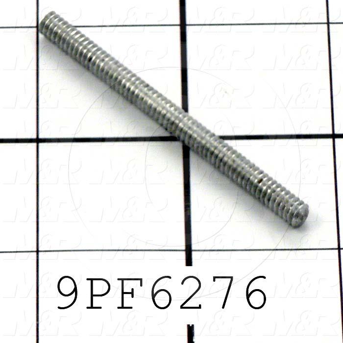 Fabricated Parts, Extension Rod, 2.50 in. Length, 10-24 Thread Size