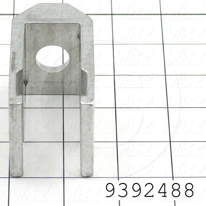 Fabricated Parts, Extrusion Aluminum Big Clamp Bar, 3.03 in. Length, 1.75 in. Width, 1.53 in. Height