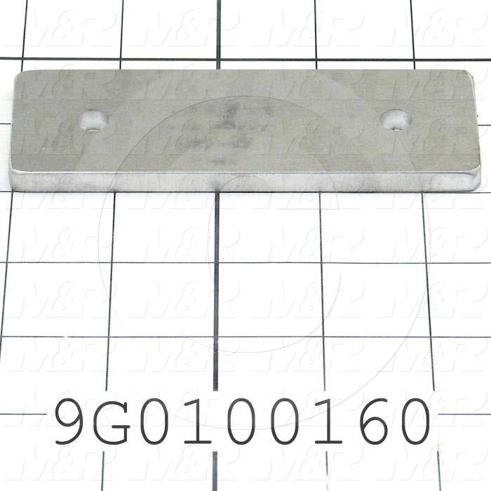 Fabricated Parts, Extrusion End Mounting Plate, 4.63 in. Length