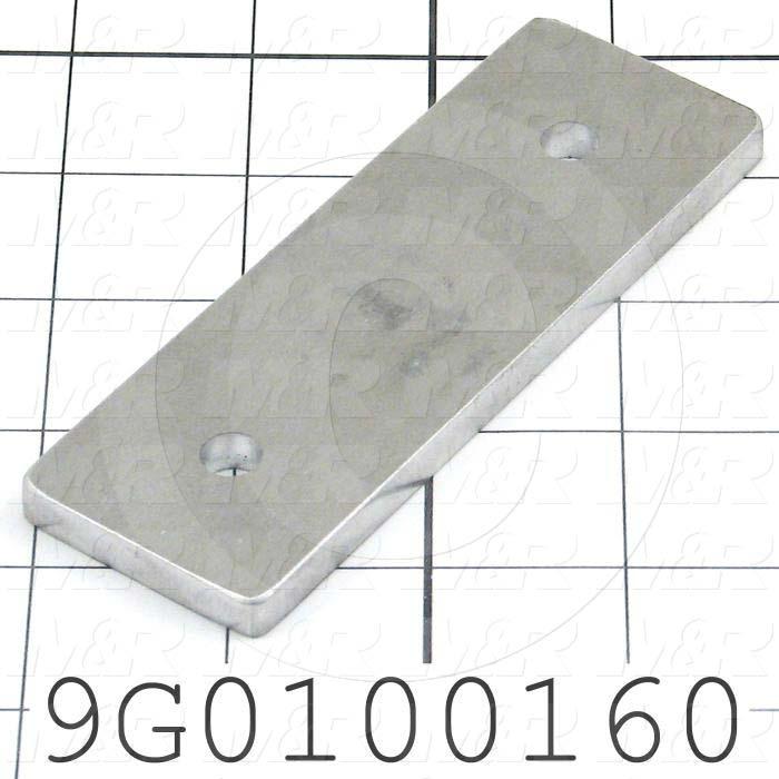 Fabricated Parts, Extrusion End Mounting Plate, 4.63 in. Length