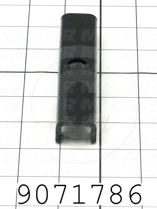 Fabricated Parts, Flash C-Channel, 4.52 in. Length, 1.00 in. Width, 0.75 in. Height