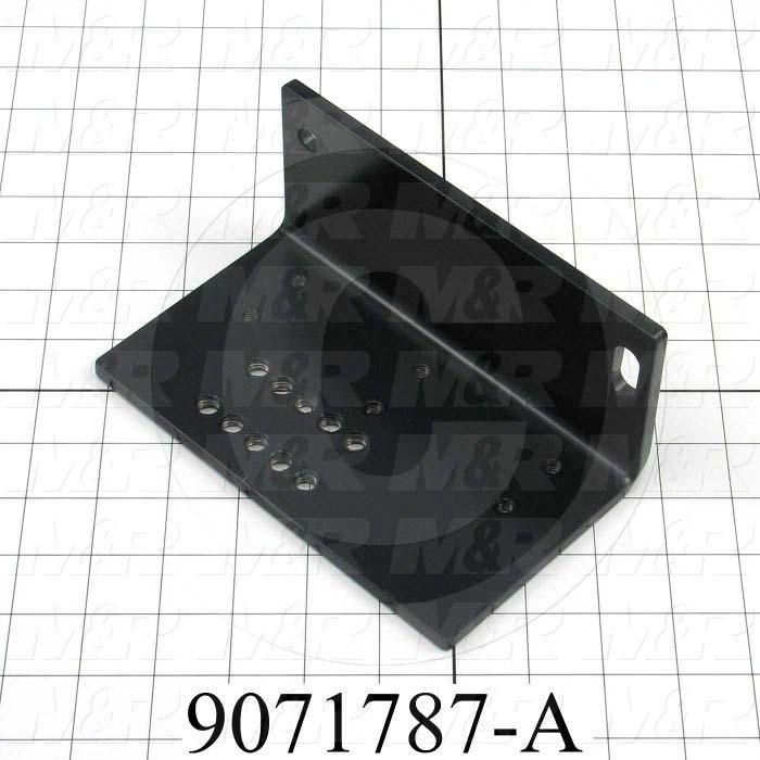 Fabricated Parts, Flash Mounting Angle Right Side, 7.13 in. Length, 4.17 in. Width, 3.13 in. Height