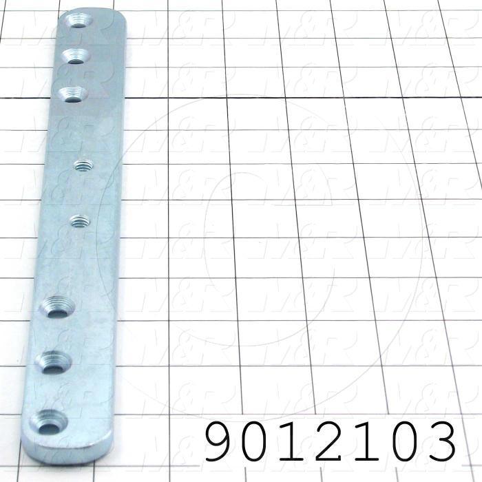 Fabricated Parts, Flat Tension Spring, 11.56 in. Length, 1.25 in. Width, 0.31 in. Thickness