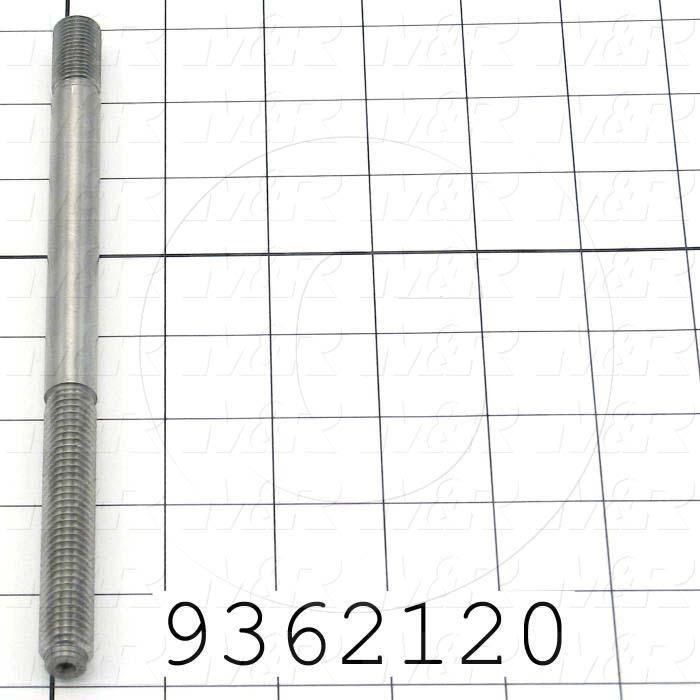 Fabricated Parts, Flood Adjustment Rod, 7.73 in. Length, 0.44 in. Diameter, 1/2-13 Thread Size