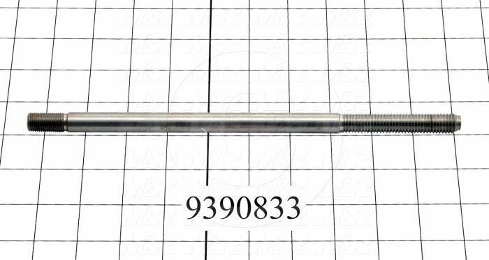 Fabricated Parts, Flood Bar Adjustment Stud, 10.67 in. Length, 1/2-20 Thread Size
