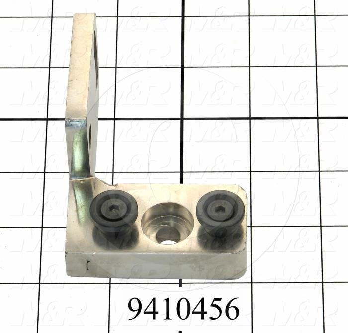 Fabricated Parts, Flood Bar Mounting Bracket, 3.65 in. Length, 2.56 in. Width, 1.88 in. Height, Left Side