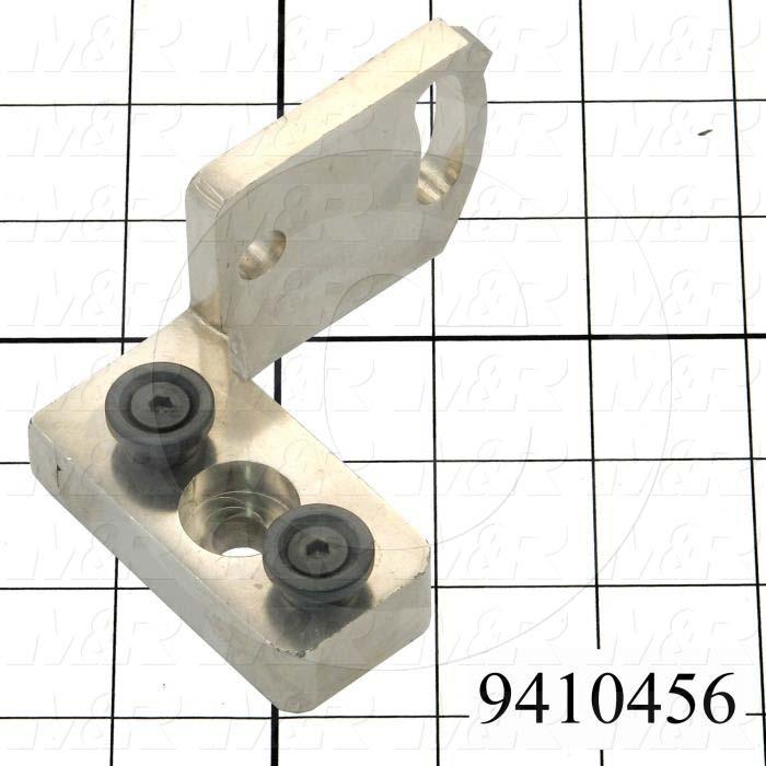 Fabricated Parts, Flood Bar Mounting Bracket, 3.65 in. Length, 2.56 in. Width, 1.88 in. Height, Left Side