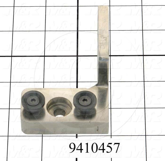 Fabricated Parts, Flood Bar Mounting Bracket, 3.65 in. Length, 2.56 in. Width, 1.88 in. Height, Left Side