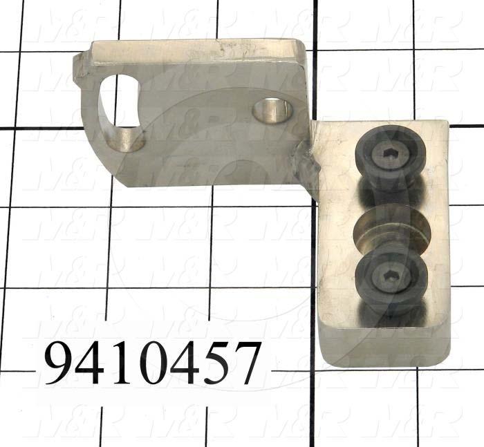 Fabricated Parts, Flood Bar Mounting Bracket, 3.65 in. Length, 2.56 in. Width, 1.88 in. Height, Left Side