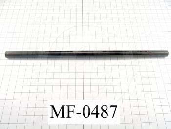 Fabricated Parts, Fold Belt Drive Shaft, 23.50 in. Length, 1.00 in. Diameter