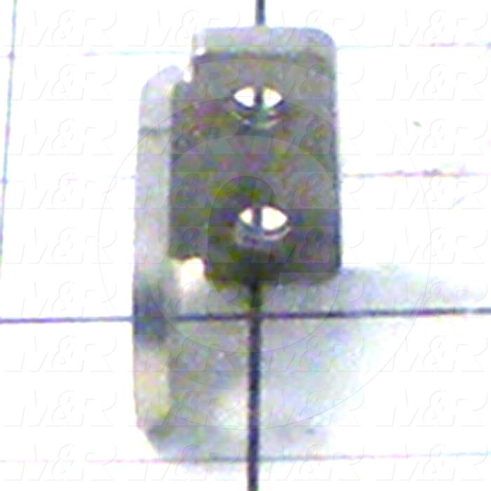 Fabricated Parts, Fork Cylinder Rear Clevis, 1.25 in. Length, 0.75 in. Width, 1.38 in. Height