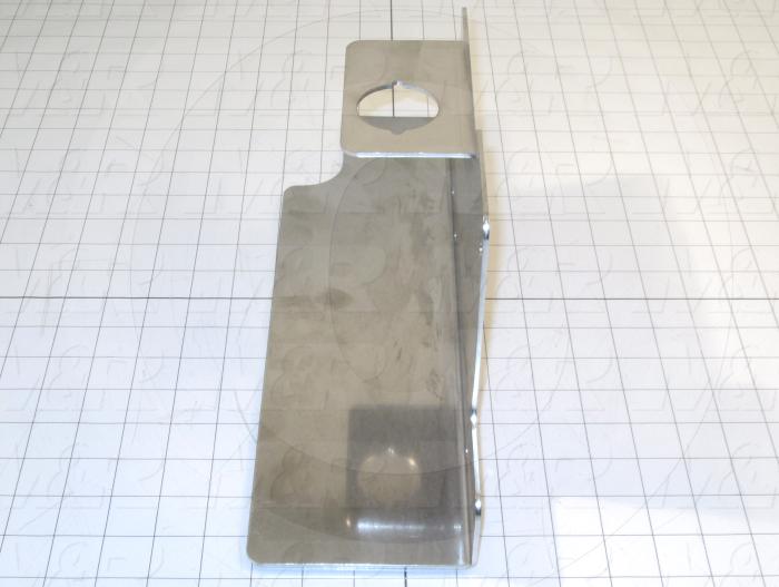 Fabricated Parts, Frl Como Bracket, 15.25 in. Length, 6.77 in. Width, 4.50 in. Height, 12 GA Thickness, As Material Finish