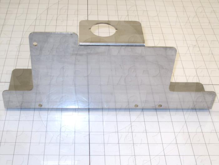 Fabricated Parts, Frl Como Bracket, 15.25 in. Length, 6.77 in. Width, 4.50 in. Height, 12 GA Thickness, As Material Finish