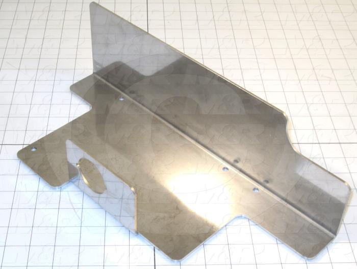 Fabricated Parts, Frl Como Bracket, 15.25 in. Length, 6.77 in. Width, 4.50 in. Height, 12 GA Thickness, As Material Finish