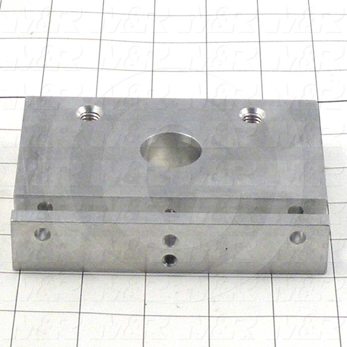 Fabricated Parts, Front End Plate 3.563"X 5"Lg T, 5.00 in. Length, 3.56 in. Width, 1.00 in. Thickness