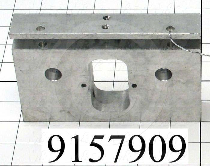 Fabricated Parts, Front End Plate, 5.88 in. Length, 3.26 in. Width, 1.00 in. Thickness