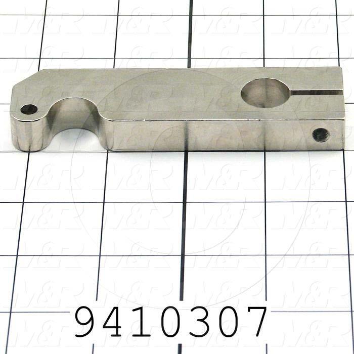 Fabricated Parts, Front Peel Leveler weld, 4.25 in. Length, 1.13 in. Width, 0.50 in. Thickness, Nickel Plated Finish