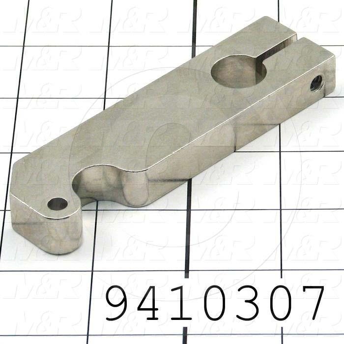 Fabricated Parts, Front Peel Leveler weld, 4.25 in. Length, 1.13 in. Width, 0.50 in. Thickness, Nickel Plated Finish