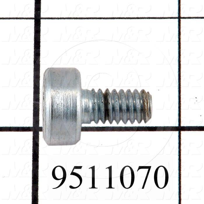 Fabricated Parts, Front Peel Rod End Screw, 0.75 in. Length, 0.55 in. Diameter