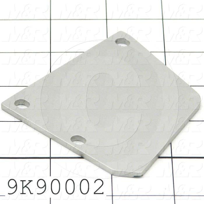 Fabricated Parts, Front & Rear Left Side Plate, 3.00 in. Length, 3.00 in. Width, 0.13 in. Thickness