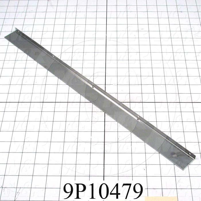 Fabricated Parts, Front & Rear Reflector 21", 21.00 in. Length, 1.38 in. Width, 0.38 in. Height, 20 GA Thickness