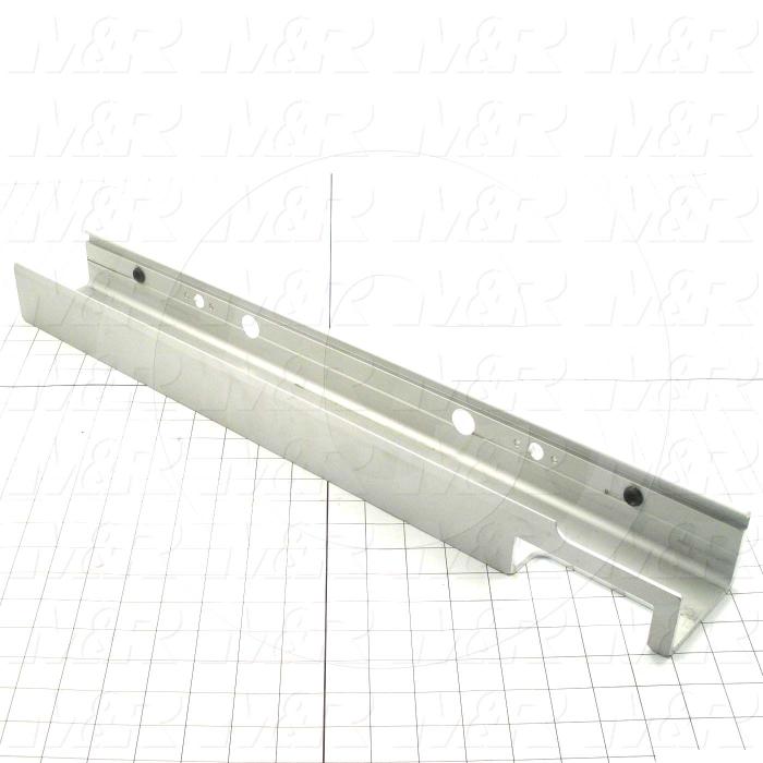 Fabricated Parts, Front Scrn Hldr For Air Locksc, 25.00 in. Length, 3.35 in. Width, 2.37 in. Height, As Material Finish