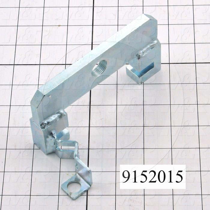 Fabricated Parts, Front Shock Absorbers Mounting Bracket, 5.75 in. Length, 2.88 in. Width, 3.00 in. Height