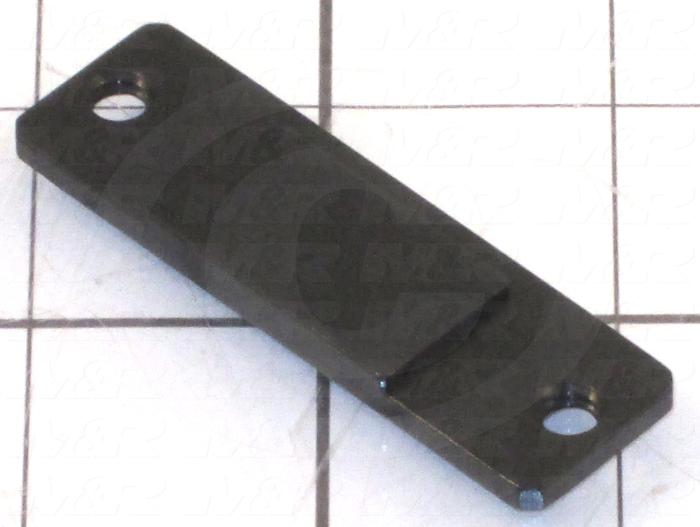 Fabricated Parts, Front Stop, 2.50 in. Length, 0.75 in. Width, 0.19 in. Height