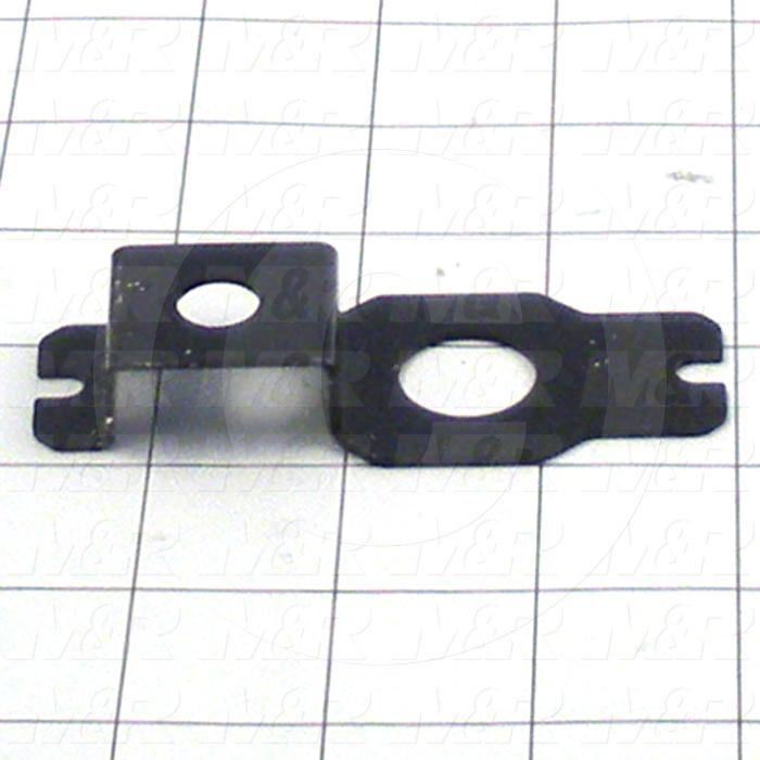 Fabricated Parts, Gauge Bracket, 3.55 in. Length, 1.41 in. Width, 0.55 in. Height